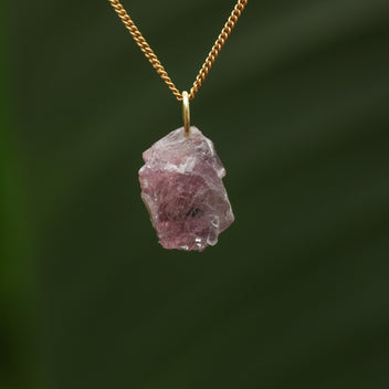 Blauwe spinel hanger