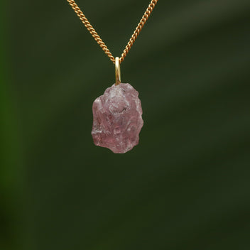 Blauwe spinel hanger