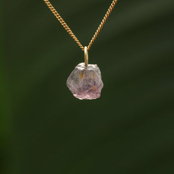 Blauwe spinel hanger