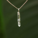 Ruwe bergkristal hanger