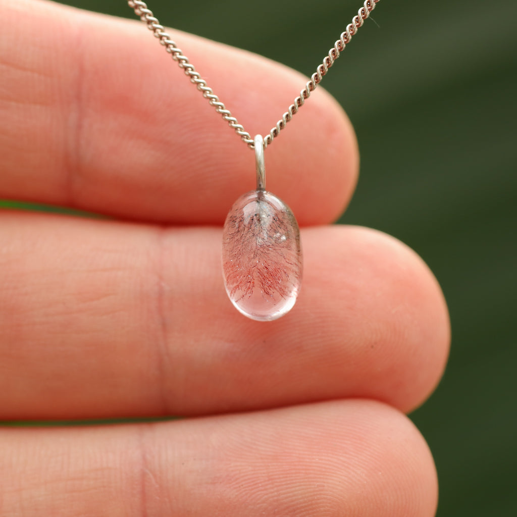 Rode elestiaal kwarts