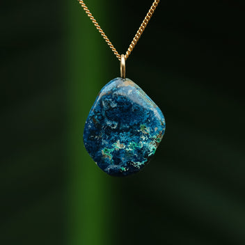 Shattuckite pendant