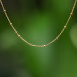 Halsketting Bamboe - Gold filled 14kt