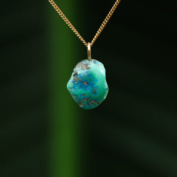 Shattuckite pendant