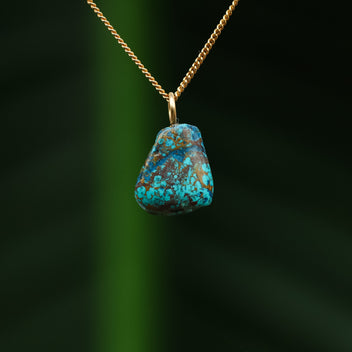 Shattuckite pendant