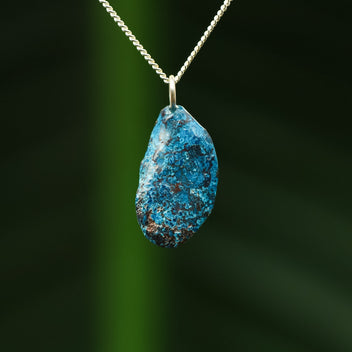 Shattuckite pendant