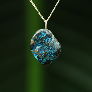 Shattuckite pendant