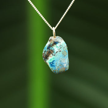 Shattuckite pendant