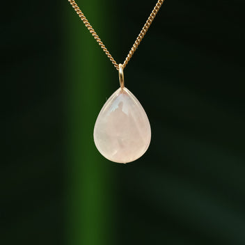 Rose quartz pendant