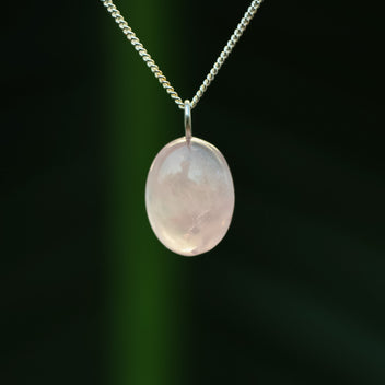 Rose quartz pendant