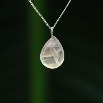 Rose quartz pendant