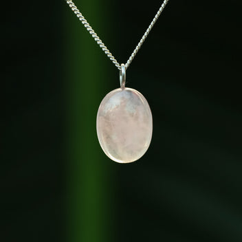 Rose quartz pendant