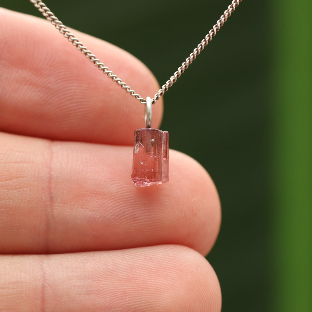 Ruwe roze Toermalijn - Siberië