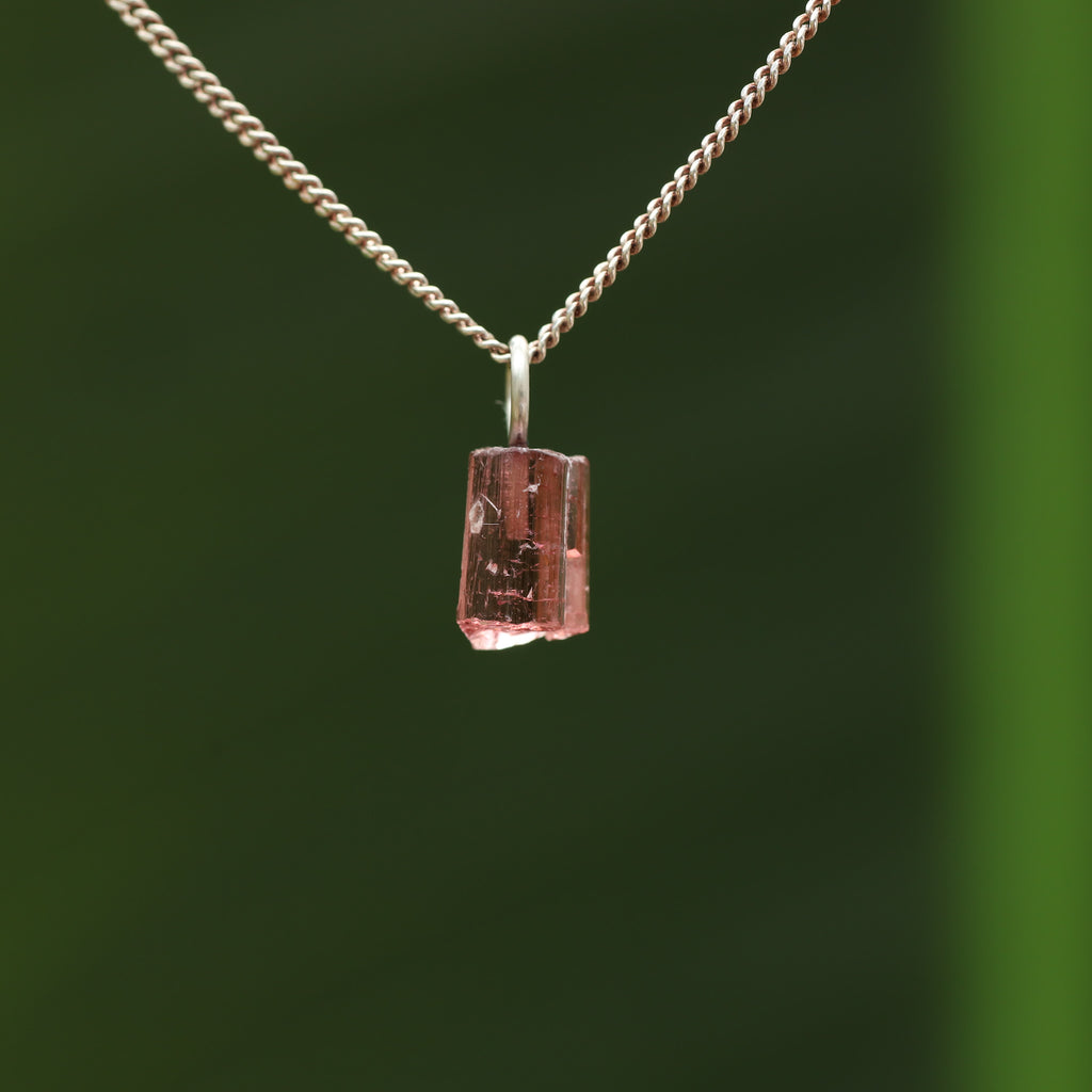 Ruwe roze Toermalijn - Siberië