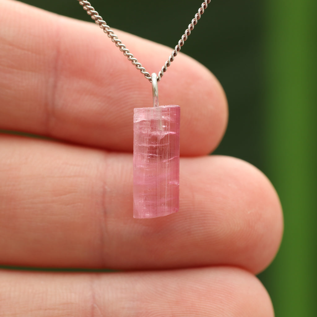 Ruwe roze Toermalijn - Siberië