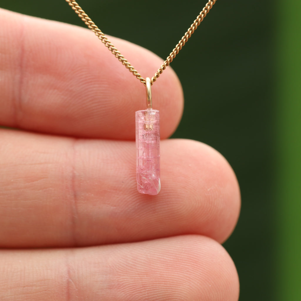 Ruwe roze Toermalijn - Siberië