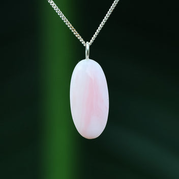 Pink opal pendant