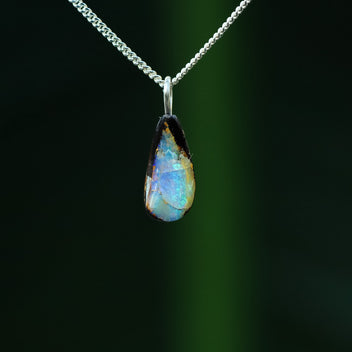 Boulder opal pendant
