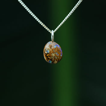 Boulder opal pendant