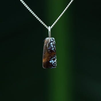Boulder opal pendant
