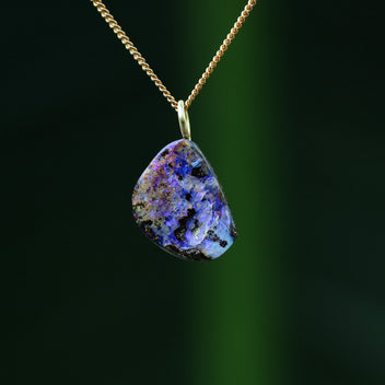 Boulder opal pendant