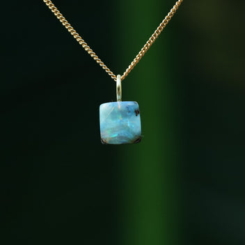 Boulder opal pendant