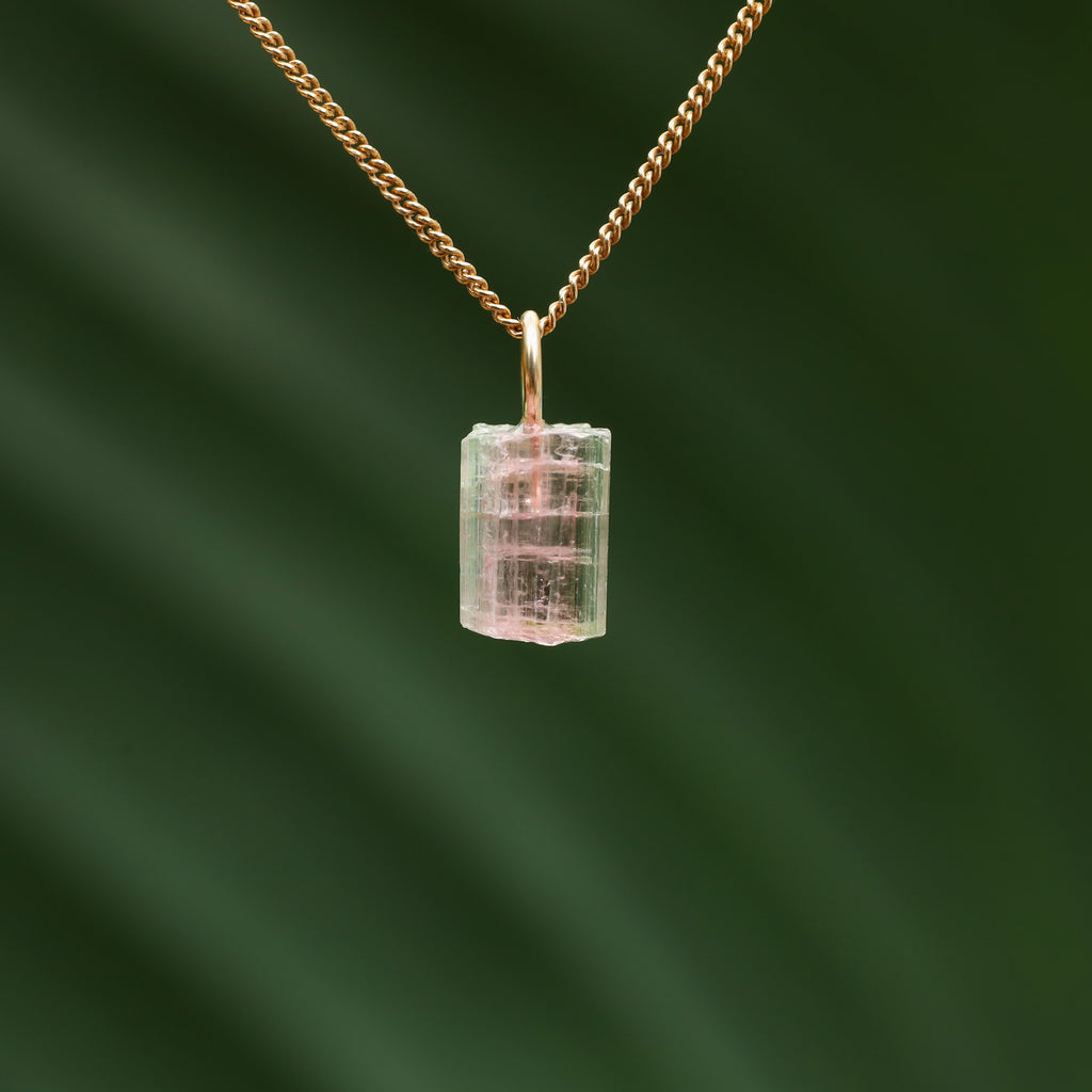 Ruwe watermeloen Toermalijn - Pakistan