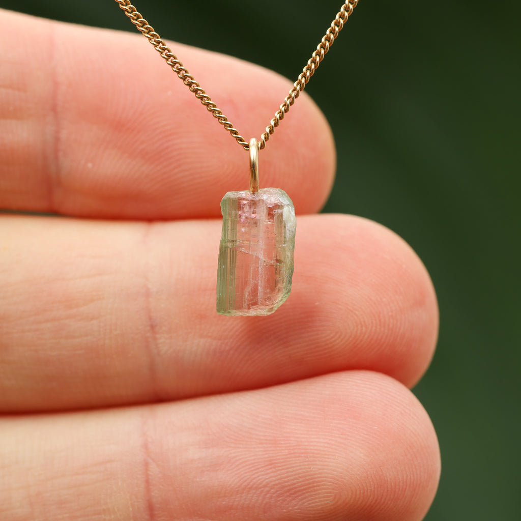 Ruwe watermeloen Toermalijn - Pakistan