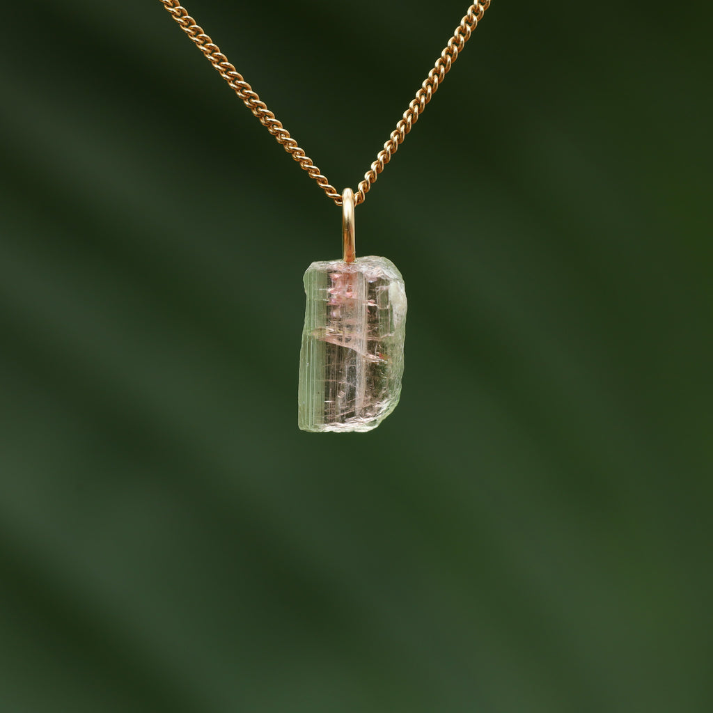 Ruwe watermeloen Toermalijn - Pakistan