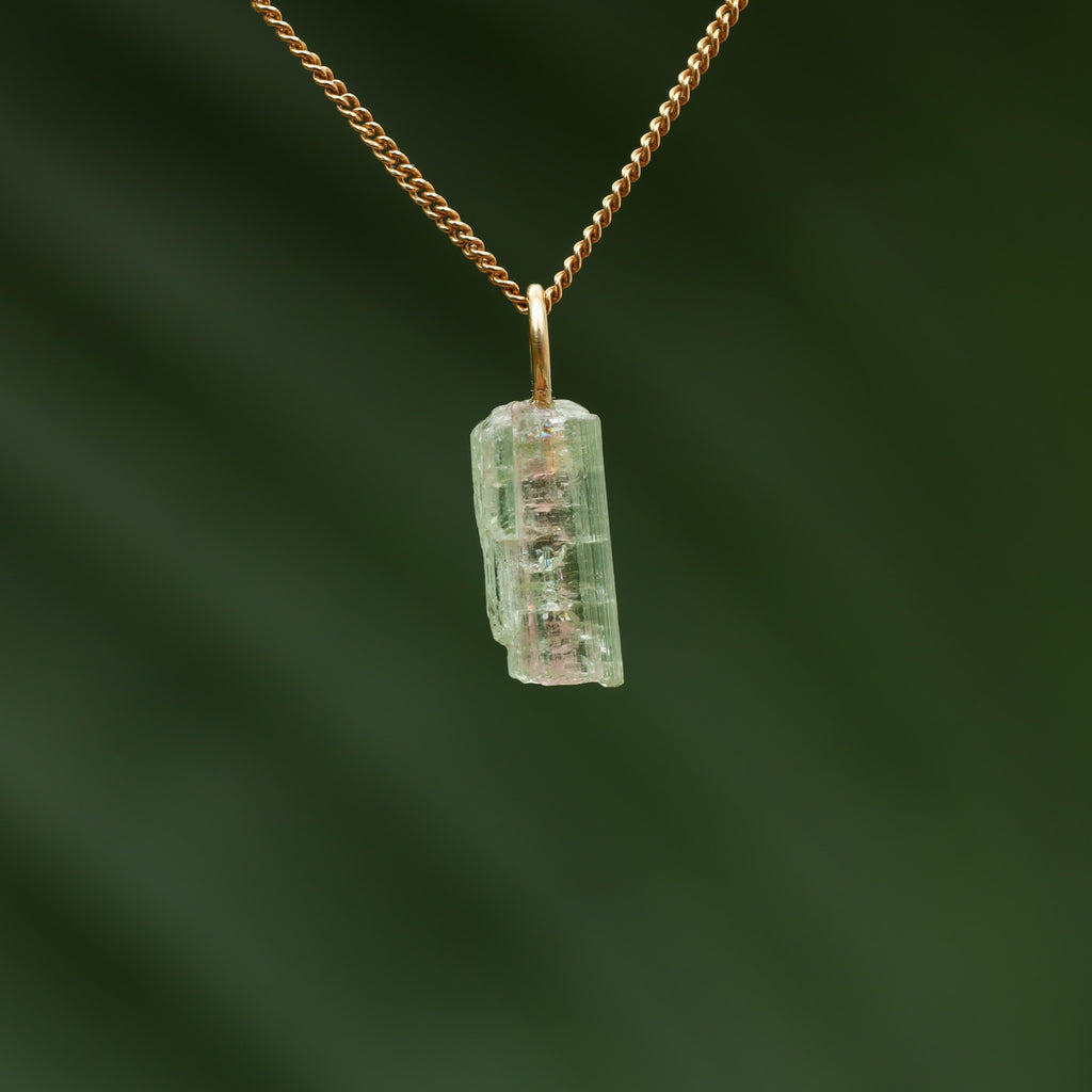 Ruwe watermeloen Toermalijn - Pakistan