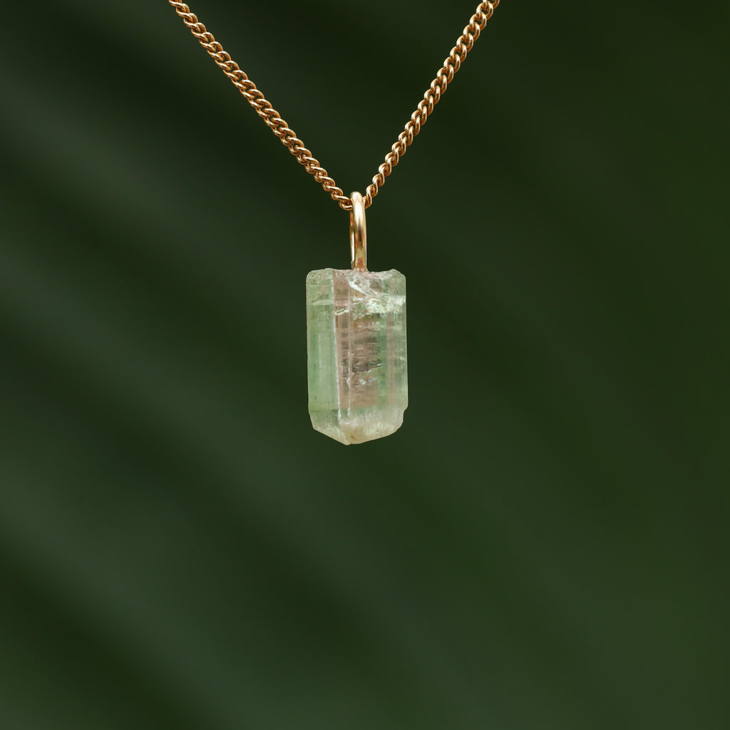 Ruwe watermeloen Toermalijn - Pakistan