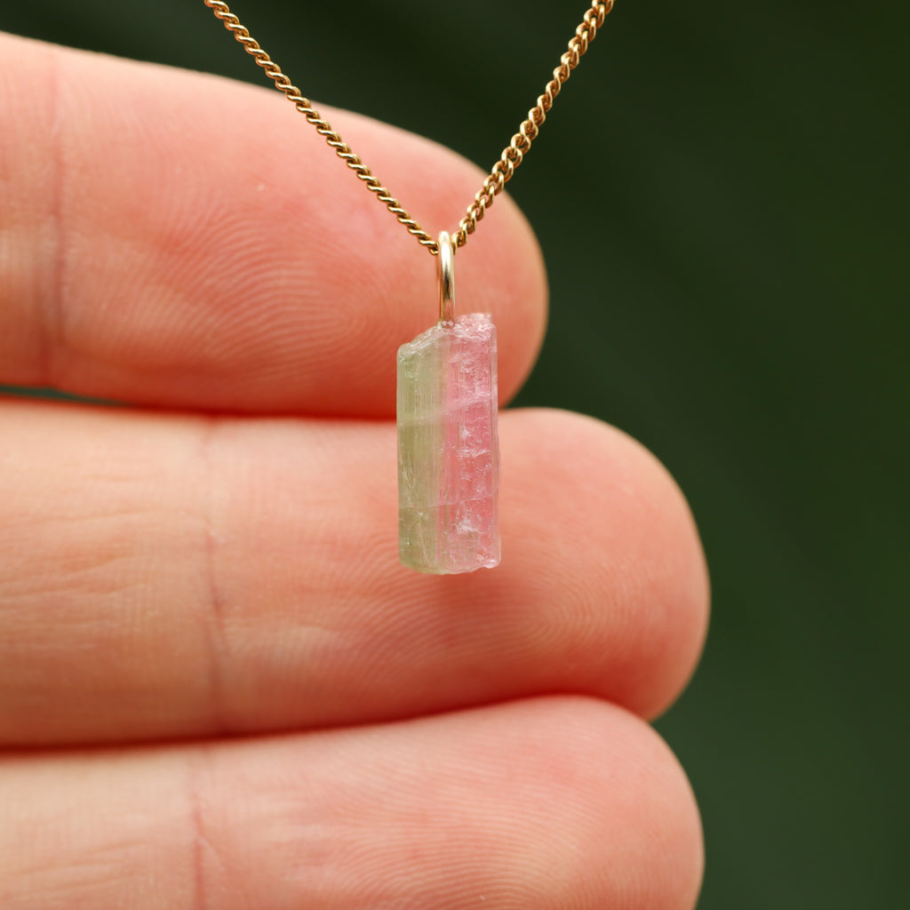 Ruwe watermeloen Toermalijn - Pakistan