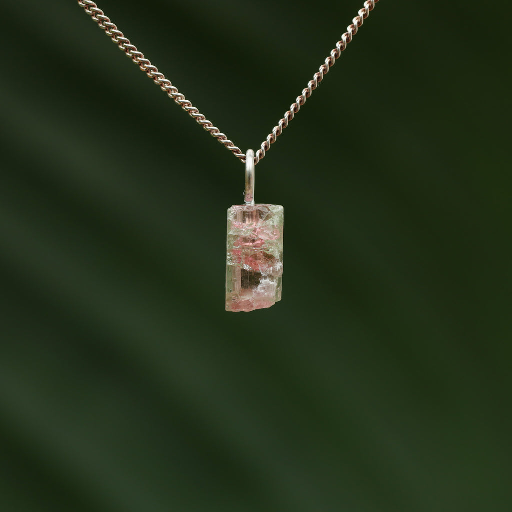 Ruwe watermeloen Toermalijn - Pakistan