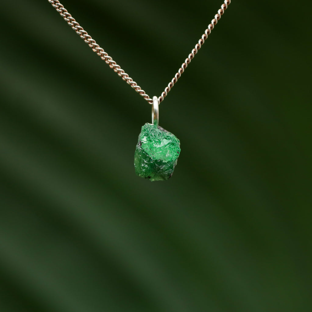 Ruwe Tsavoriet granaat