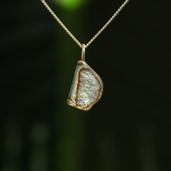 Paua schelp hanger