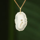 Chalcedoonkwarts hanger