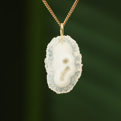 Chalcedoonkwarts hanger