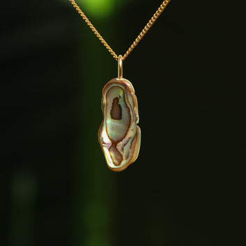 Paua schelp hanger