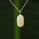 Witte australisch opaal hanger