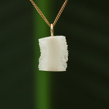 Chalcedoonkwarts hanger