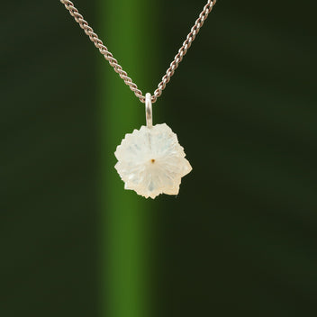 Chalcedoonkwarts hanger