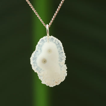 Chalcedoonkwarts hanger