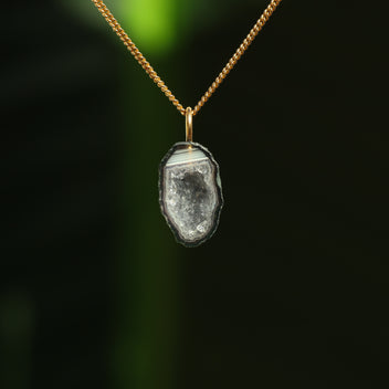 Agaat geode hanger