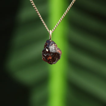 Raw Red Garnet