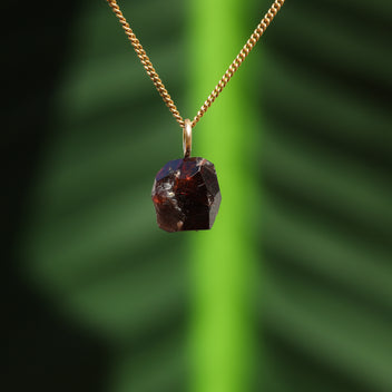 Raw Red Garnet