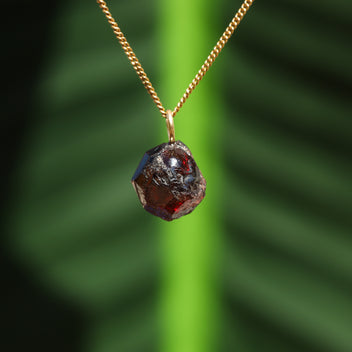 Raw Red Garnet