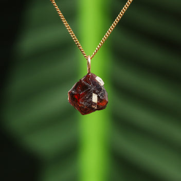 Raw Red Garnet