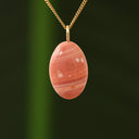 Roze opaal hanger