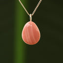 Roze opaal hanger