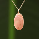Roze opaal hanger